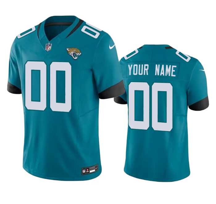 Men & Women & Youth Jacksonville Jaguars Active Player Custom Teal 2023 F.U.S.E Vapor Untouchable Limited Stitched Jersey